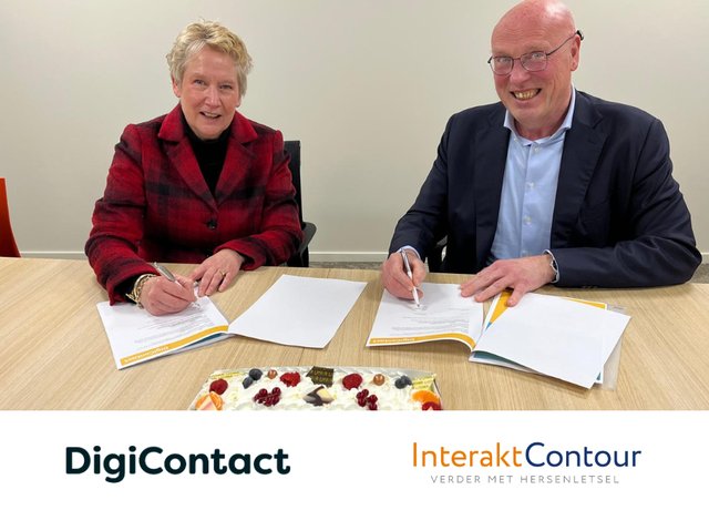 Ondertekening DigiContact en InteraktContour